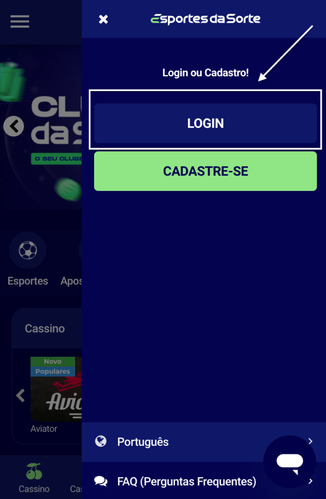 Login Esportes da Sorte 1